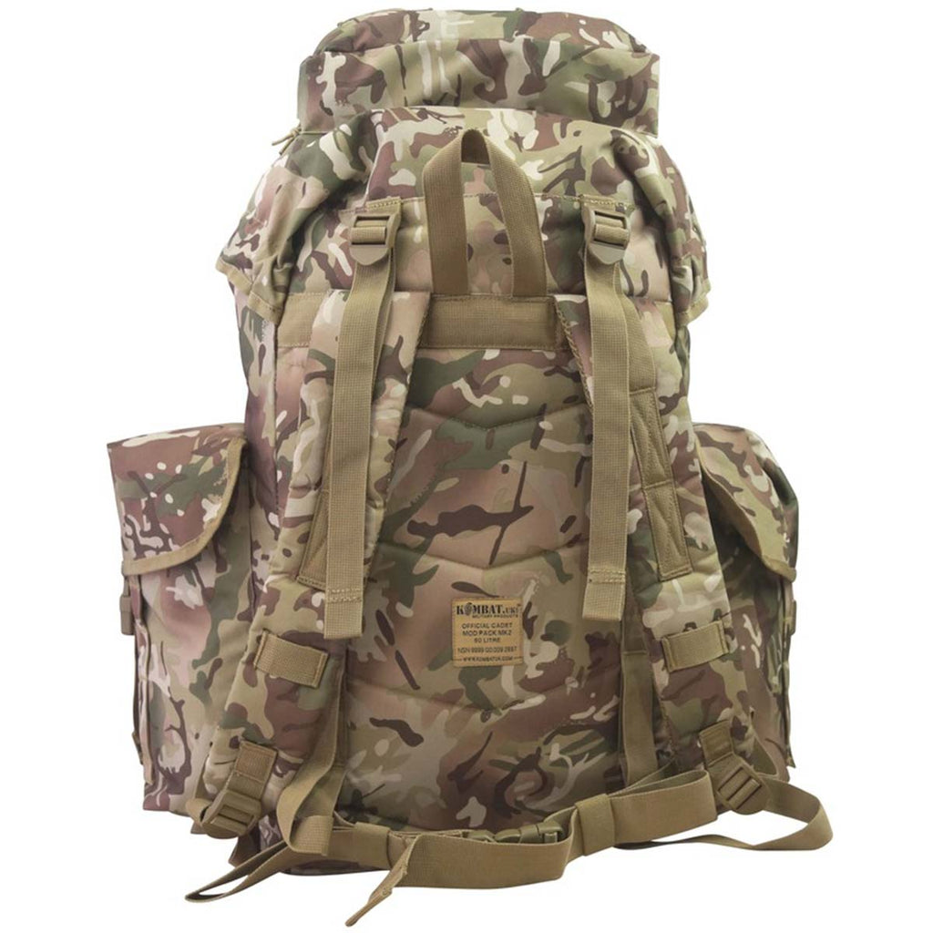 Kombat Official Cadet MOD Pack MK2 50L BTP Camo - Free Delivery ...