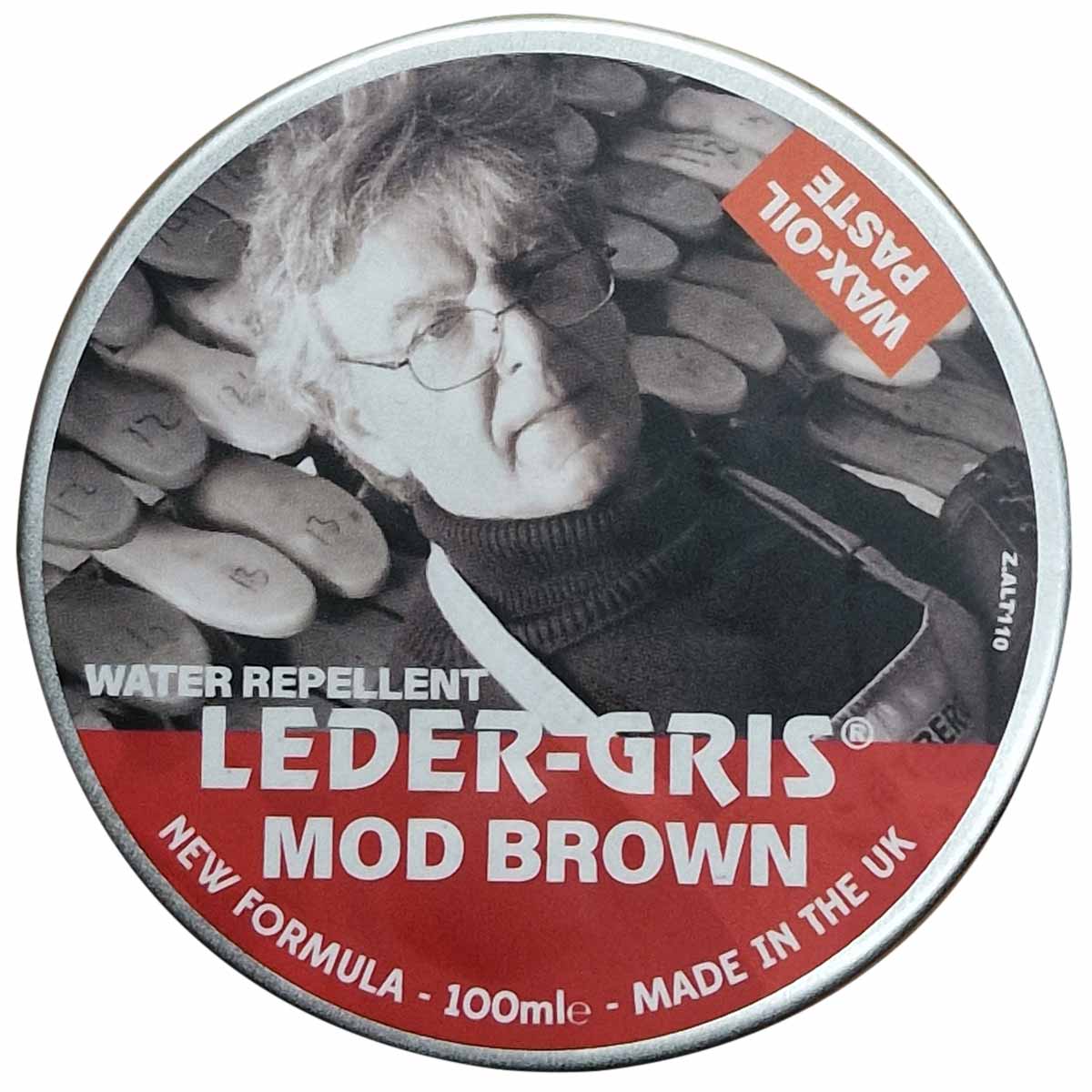 Altberg leder gris military brown polish hotsell