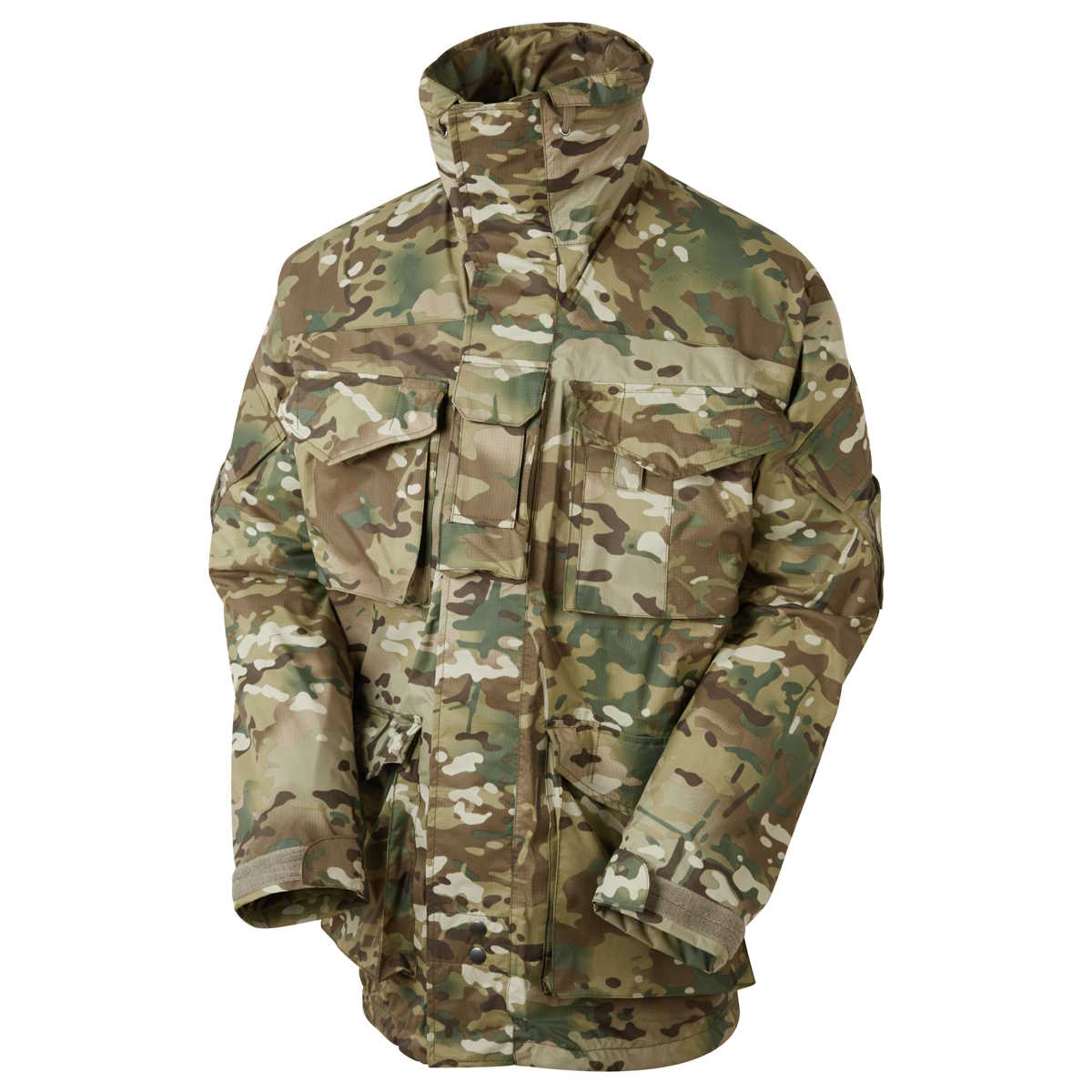 angle view of keela sf mk 5.0 jacket mtc camo