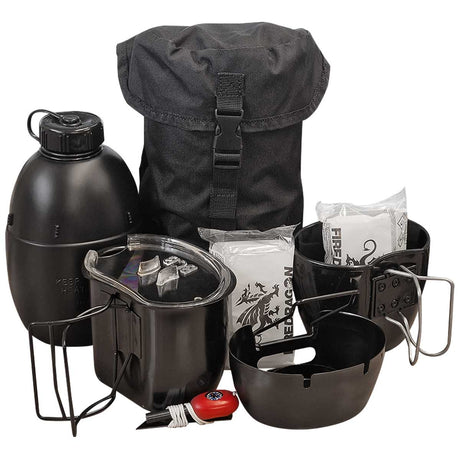 bcb black 6 piece crusader cooking system i