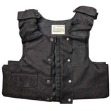 black aegis overt stab vest bulletproof body armour storm flap