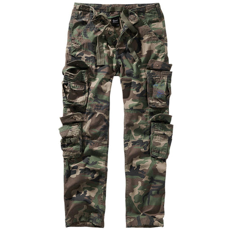 brandIt pure slim fit cargo trousers woodland camo