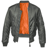 brandit ma1 bomber flight jacket anthracite grey