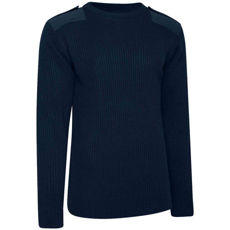 british army commando jumper navy blue