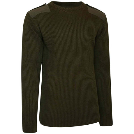 british army commando jumper olive green