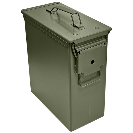 british army pa 60 metal 50 cal ammo box olive green