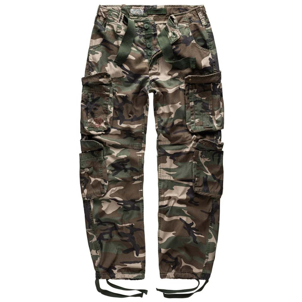 Surplus Airborne Vintage Trousers Woodland Camo | Military Kit