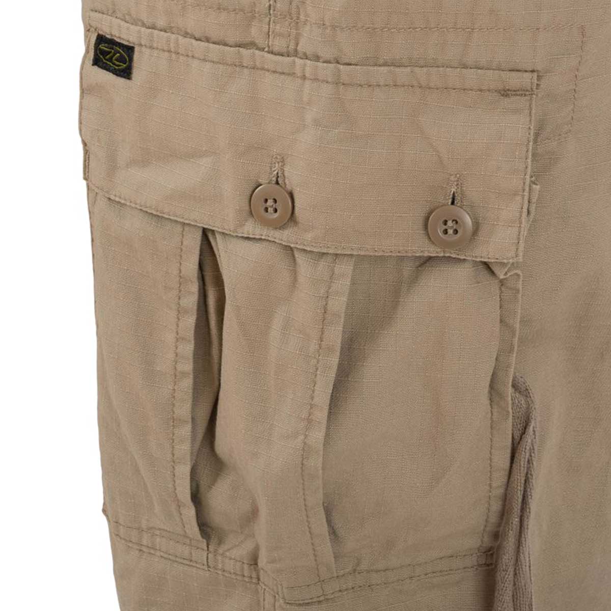 cargo pocket highlander khaki m65 combat trousers