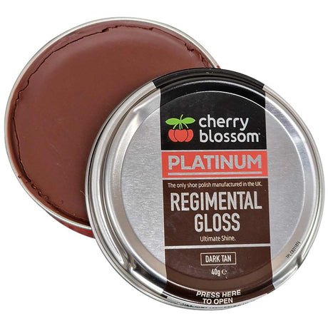 cherry blossom regimental gloss dark tan 40g