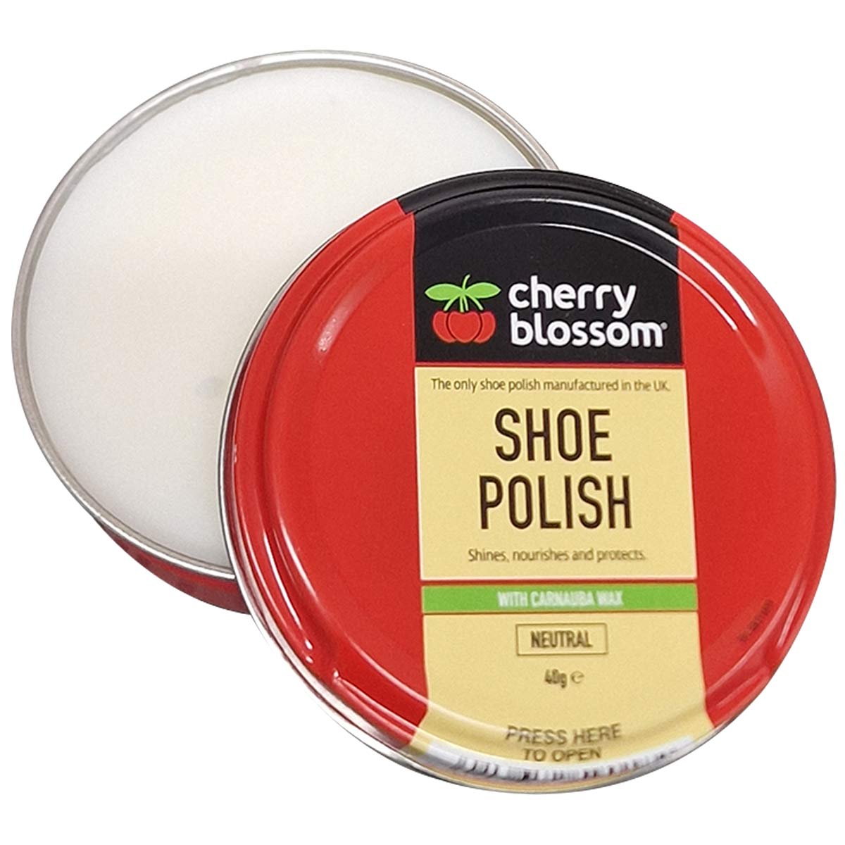 cherry blossom shoe polish 40g neutral