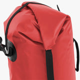 closed rolltop 45l highlander troon duffle bag red