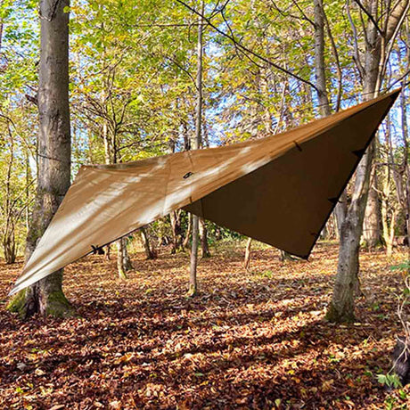 dd hammocks tarp 3.5 x 3.5 brown