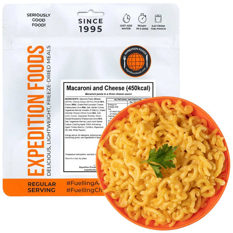 expedition foods macaroni and cheese 450 kcal