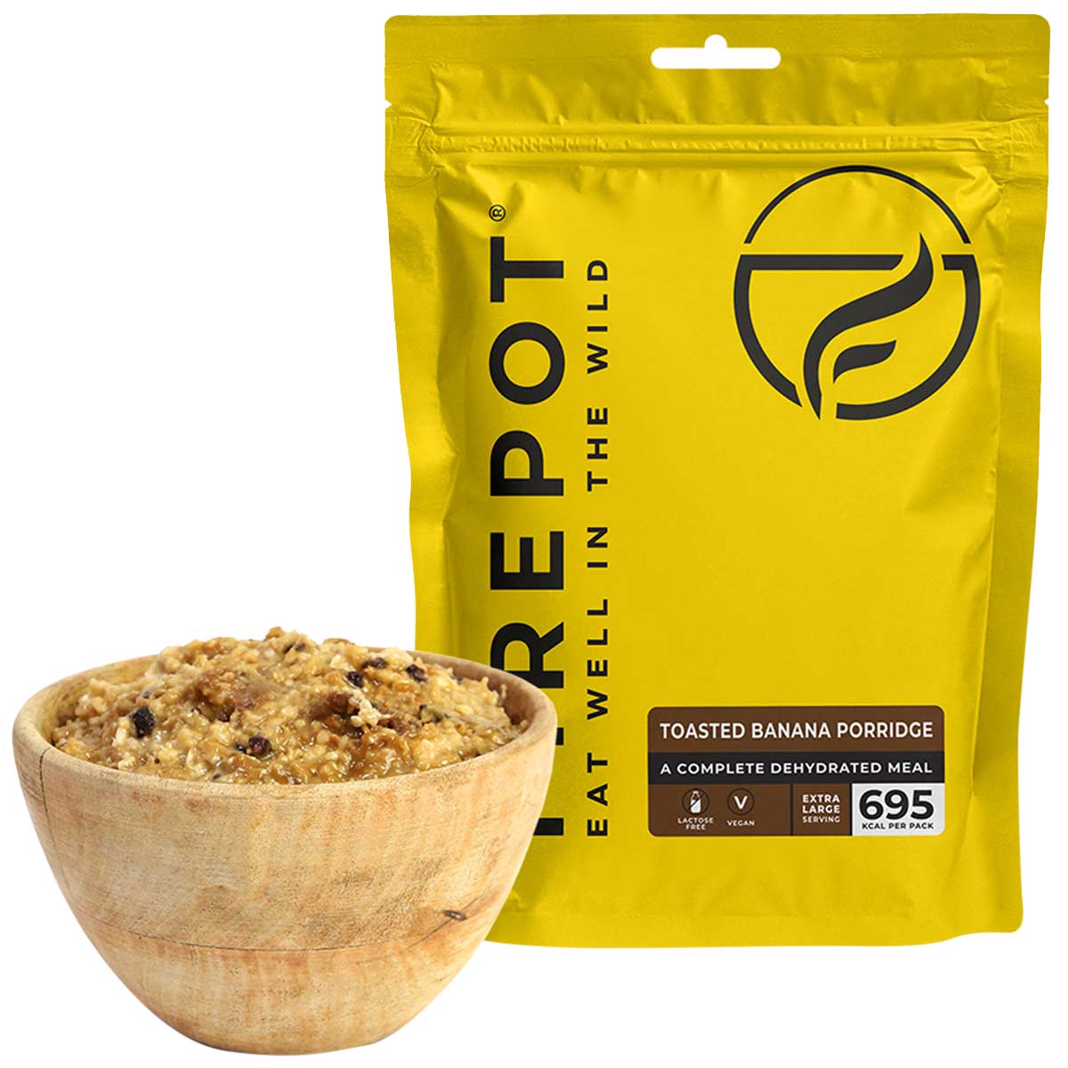 firepot food breakfast toasted banana porridge xl