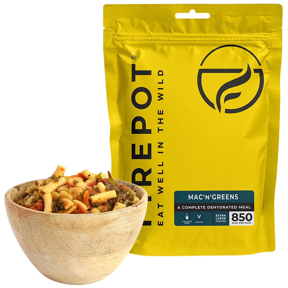 firepot food mac n greens vegan xl