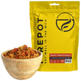 firepot food smokey tomato paella vegan