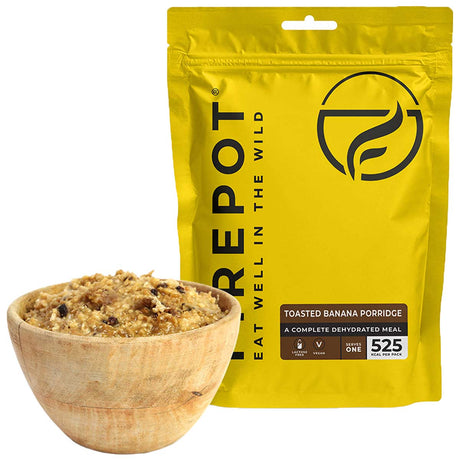 firepot food toasted banana porridge