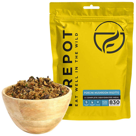 firepot food vegan porcini mushroom risotto xl