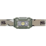 front of camouflage petzl aria 1 rgb headlamp