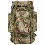 front view kombat 60l rucksack btp camouflage