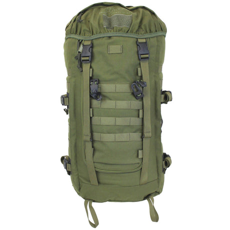 front view of berghaus mmps centurio 45 litre iv fa rucksack cedar