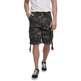 front view of brandit urban legend dark camo shorts