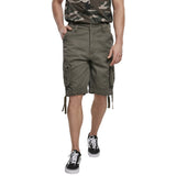 front view of brandit urban legend olive shorts