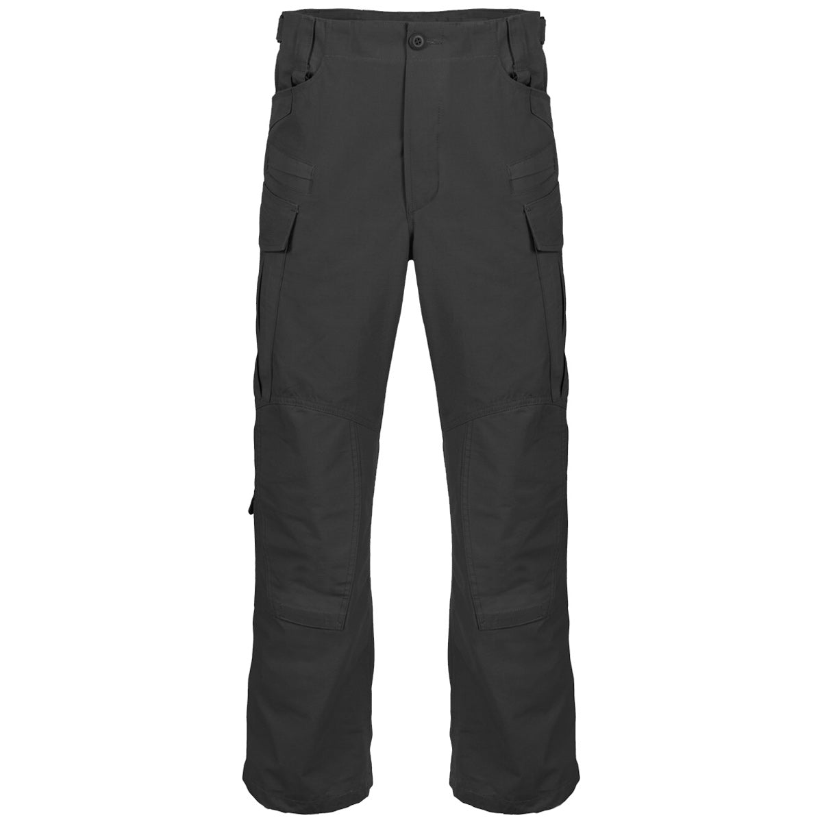 front view of helikon sfu next black trousers