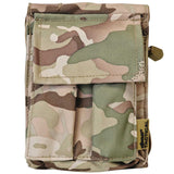 front view of kombat notepad holder a6 btp camo