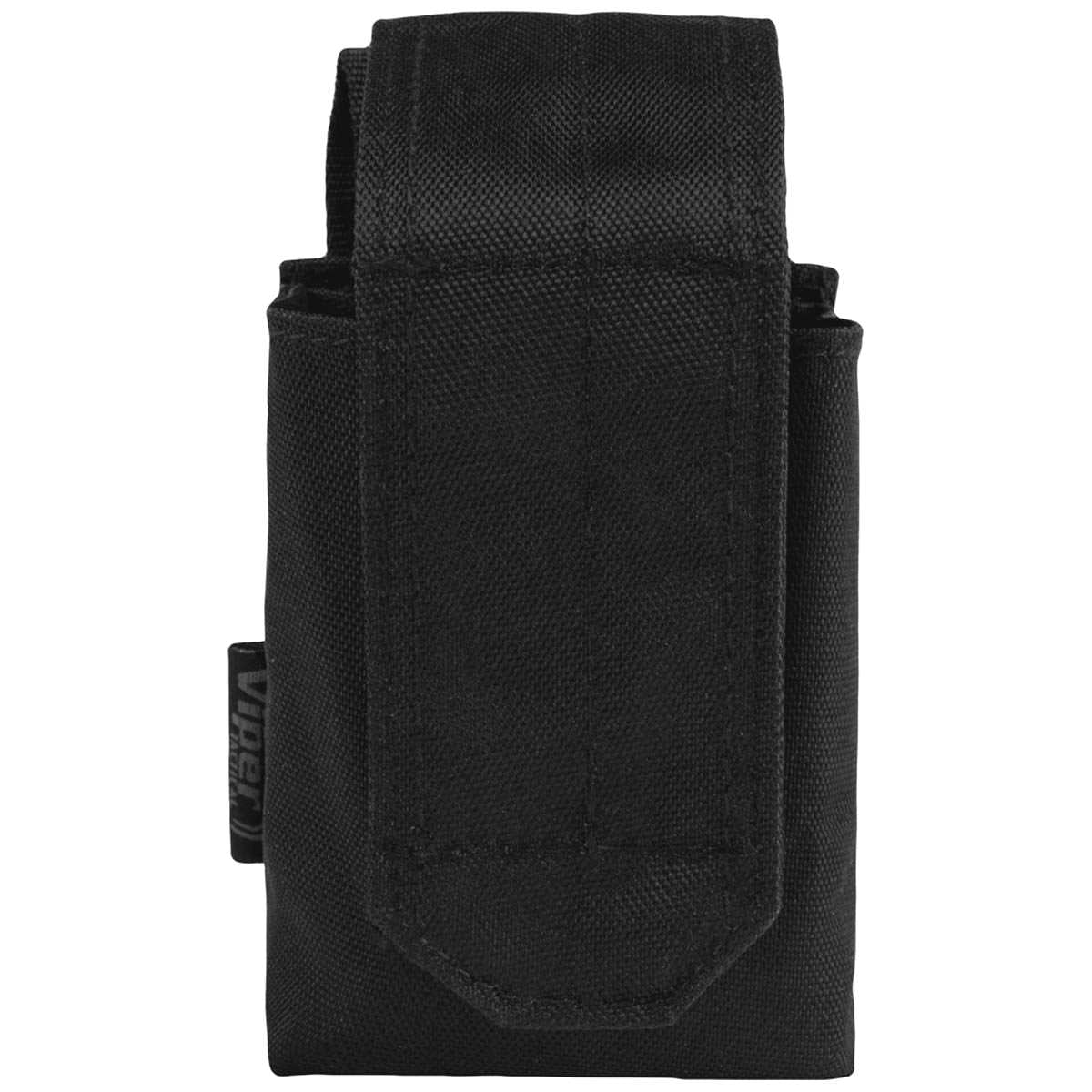 front view of viper tactical black grenade pouch