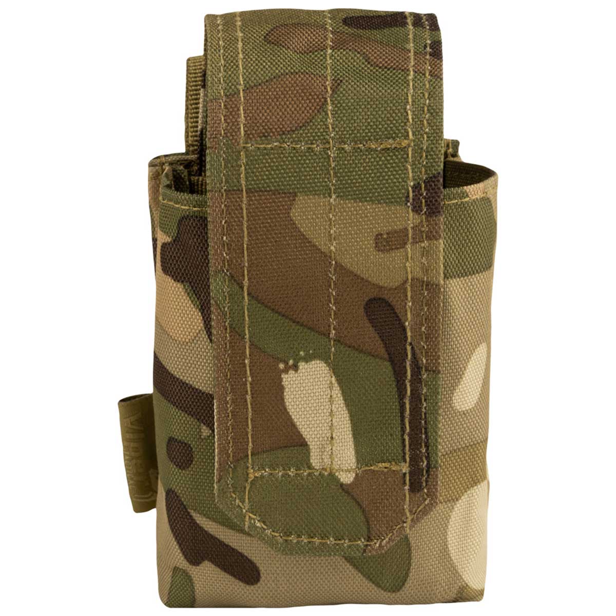 front view of viper vcam camo tactical grenade pouch