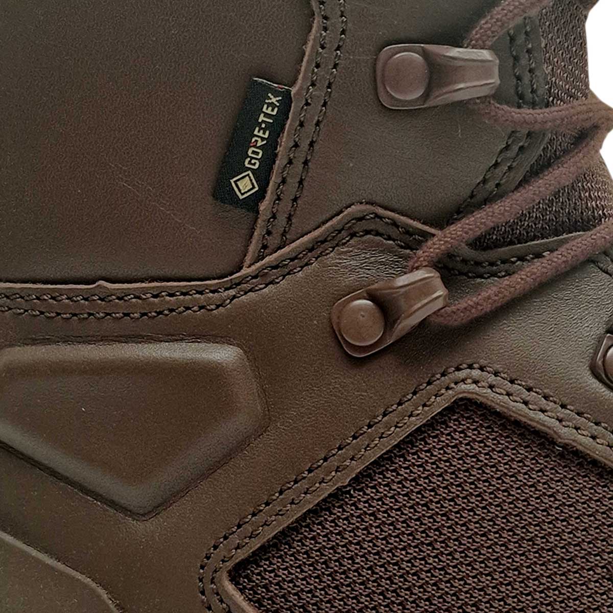 goretex waterproof brown lowa breacher gtx mid boot