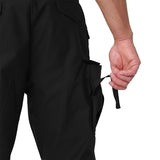 helikon black m65 trousers nyco sateen with webbing attachment on cargo pockets