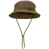 helikon coyote cpu boonie hat with drawcord and chin strap