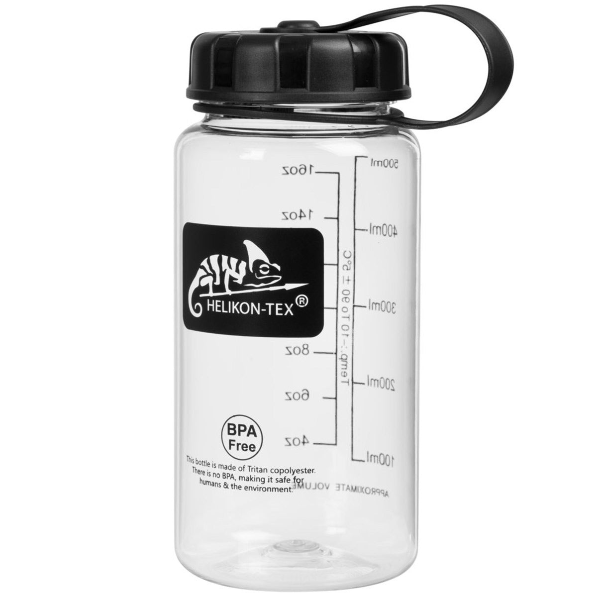 helikon outdoor water bottle 550ml clear