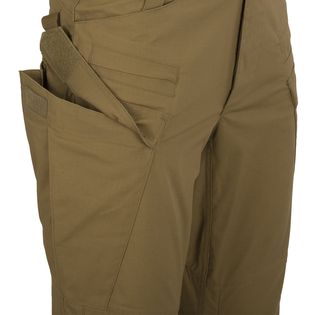 helikon sfu next coyote trousers mk2 with large cargo leg pockets