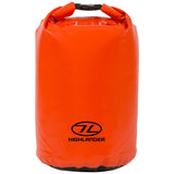 highlander 16 litre waterproof orange pvc dry bag