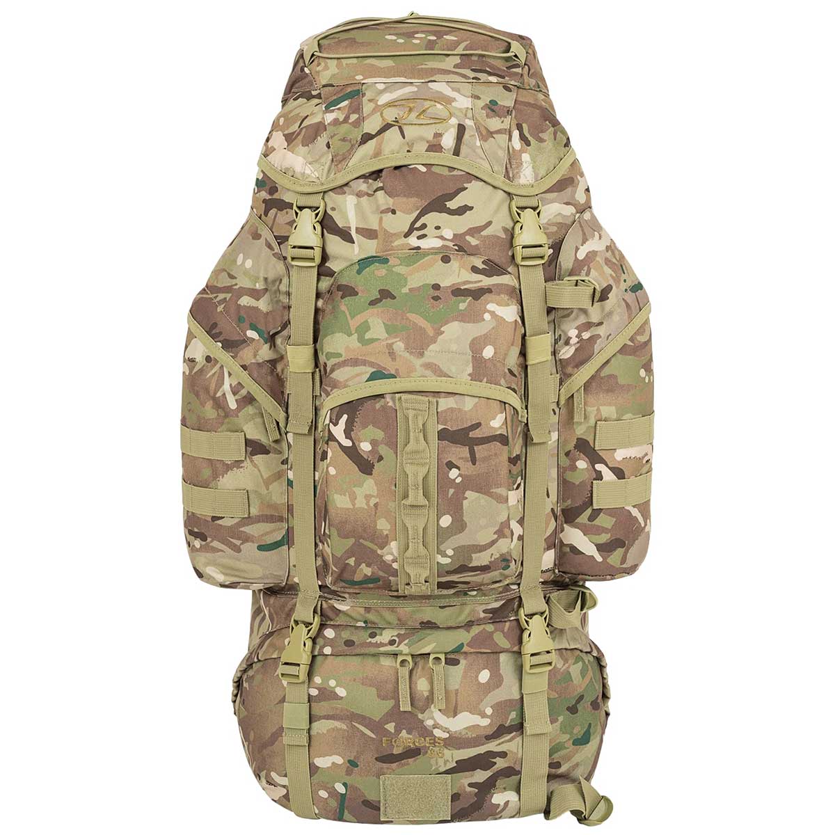 highlander forces 66l rucksack hmtc camo