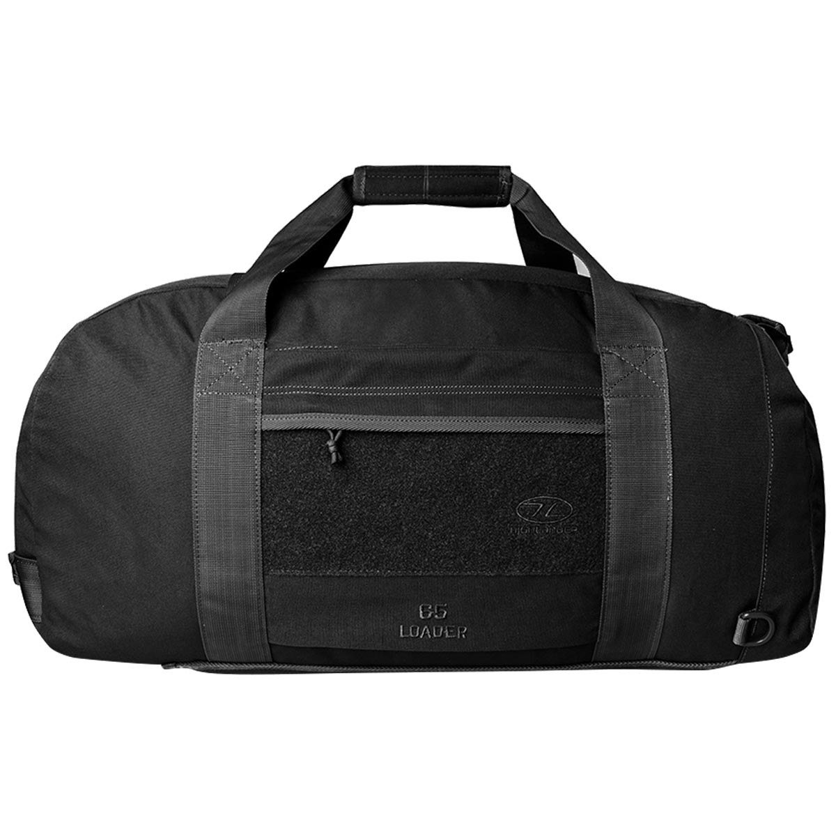 highlander loader 65 litre black holdall