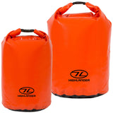 highlander orange pvc waterproof dry bags