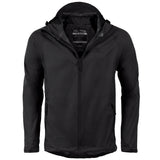 highlander stow go black waterproof jacket unzipped