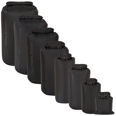 highlander waterproof dry bags black