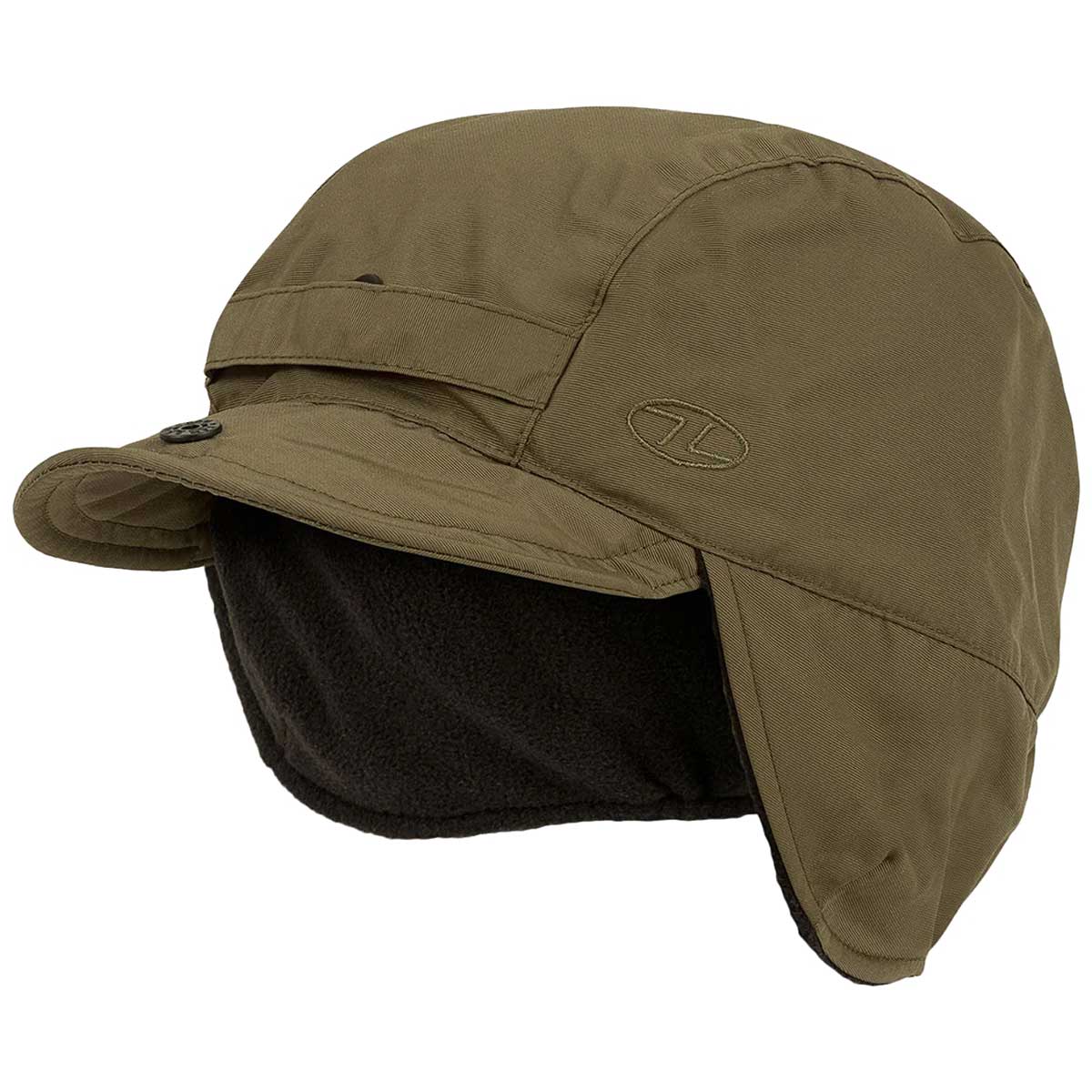 highlander winter waterproof hat olive green