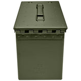 hinged lid on new british army olive 50 cal ammo box