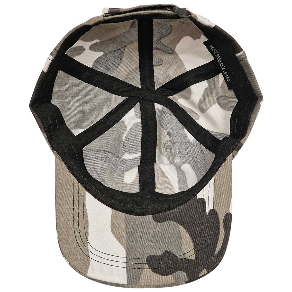 inner binding of kombat urban camo kids baseball cap