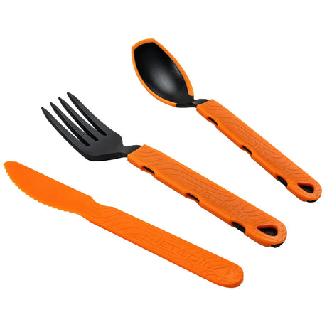 jetboil trailware utensil kit black orange