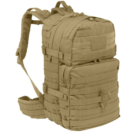 kombat 40l molle assault pack coyote