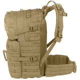 kombat coyote 40 litre molle assault pack side view