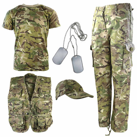 kombat kids explorer army kit btp camo