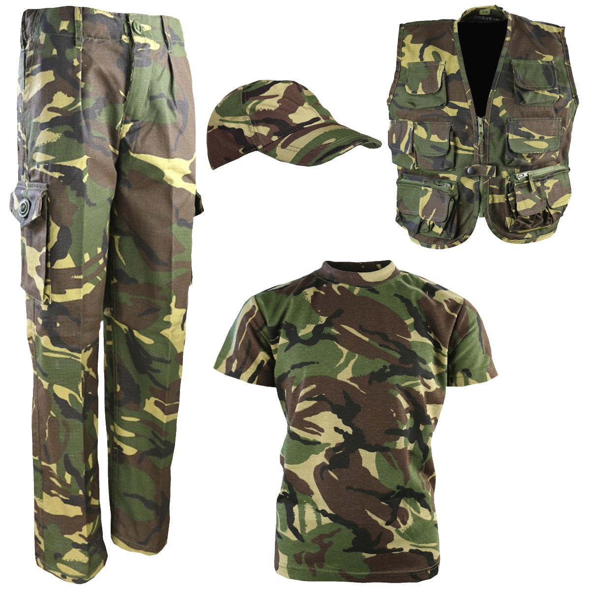 kombat kids explorer army kit dpm camo